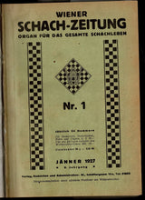Load image into Gallery viewer, Wiener Schach-Zeitung. Organ für das gesamte Schachleben Volume V (5)
