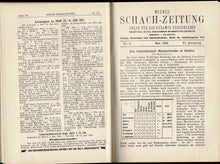 Load image into Gallery viewer, Wiener Schach-Zeitung. Organ für das gesamte Schachleben Volume VI (6)
