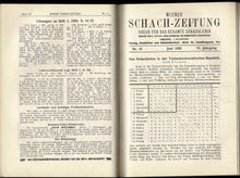Load image into Gallery viewer, Wiener Schach-Zeitung. Organ für das gesamte Schachleben Volume VI (6)
