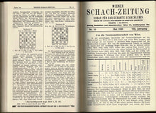 Load image into Gallery viewer, Wiener Schach-Zeitung. Organ fur das gesamte Schachleben, Volume VIII (8)
