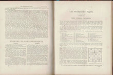 Load image into Gallery viewer, The Westminster Papers. A Monthly Journal of Chess, Whist, Games of Skill and the Drama, Volume V (5)
