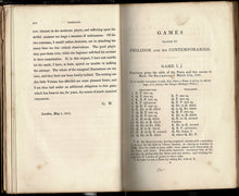 Load image into Gallery viewer, A Selection of Games at Chess, actually played by Philidor and his contemporaries; now first published from the original manuscript
