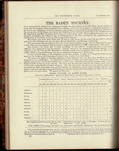Load image into Gallery viewer, The Westminster Papers. A Monthly Journal of Chess, Whist, Games of Skill and the Drama, Volume III (3)
