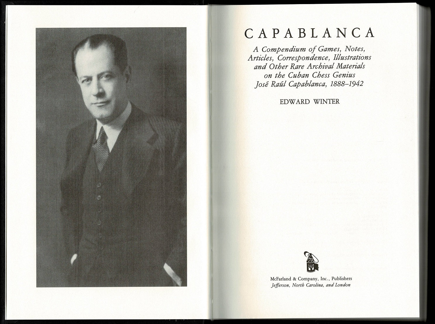 Articles about José Raúl Capablanca by Edward Winter