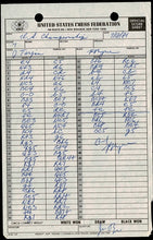 Load image into Gallery viewer, 1981 United States Chess Championship and Zonal Qualifier (Score Sheets) Robert Byrne vs the field

