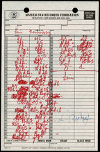 Load image into Gallery viewer, 1981 United States Chess Championship and Zonal Qualifier (Score Sheet) Anatoly Lein vs the field
