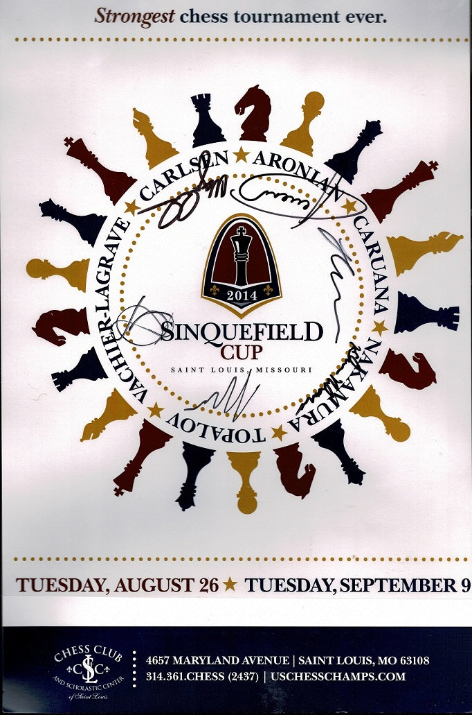 2014 Sinquefield Cup Tournament Poster 2014