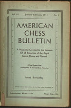 Load image into Gallery viewer, American Chess Bulletin Volume 41
