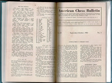 Load image into Gallery viewer, American Chess Bulletin Volume 49
