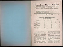 Load image into Gallery viewer, American Chess Bulletin Volume 55
