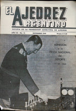 Load image into Gallery viewer, El Ajedrez Argentino: Revista Oficial de la Federacion Argentina de Ajedrez, Segunda Epoca, Ano III
