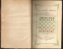 Load image into Gallery viewer, Chess Player&#39;s Chronicle Volume III (3) New Series
