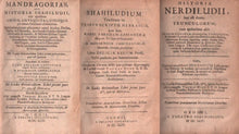 Load image into Gallery viewer, De ludis orientalibus libri duo ... and Historia Nerdiludii
