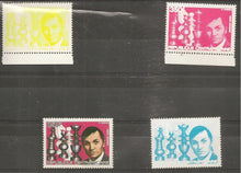 Load image into Gallery viewer, First Day Cover with printed portrait of Karpov, special stamp of the Central African Republic
