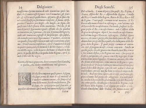 Il giuoco de gli scacchi di Rui Lopez, spagnuolo nuovamente tradotto in  lingua italiana da M. Gio. Domenico Tarsia by LOPEZ DE SIGURA, Ruy: Good  Hardcover (1584)