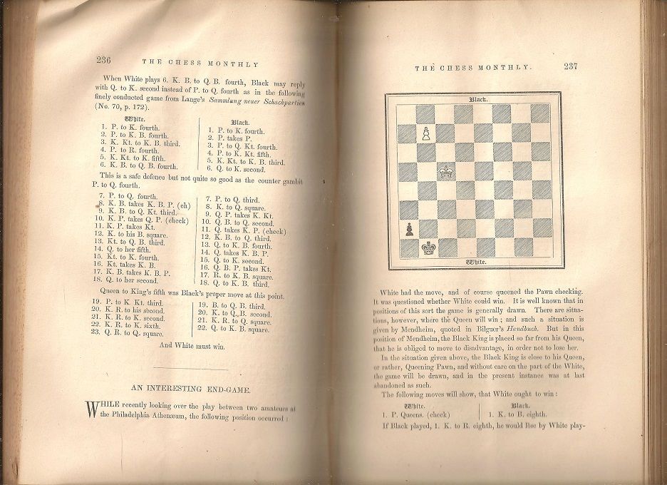 Mate in 5. Game played by Paul Morphy and Louis Paulsen. : r/chess