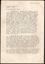 Load image into Gallery viewer, Letter from Olga Capablanca to Mario Figueredo
