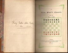 Load image into Gallery viewer, The Chess Player&#39;s Chronicle Volume IX (9)
