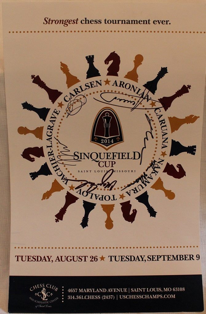 2014 Sinquefield Cup Tournament Poster 2014