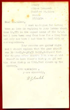 Load image into Gallery viewer, Letter from Harry Golombek to Mr Walker
