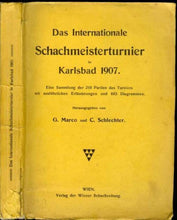 Load image into Gallery viewer, Das Internationale Schachmeisterturnier in Karlsbad 1907
