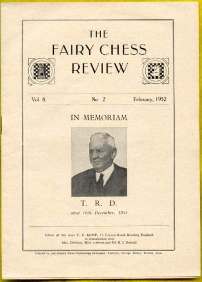The Fairy Chess Review Volume 8