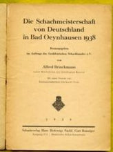 Load image into Gallery viewer, Die Schachmeisterschaft von Deutschland in Bad Oeynhausen 1938
