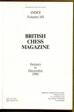 Load image into Gallery viewer, The British Chess Magazine Volume CI (101)
