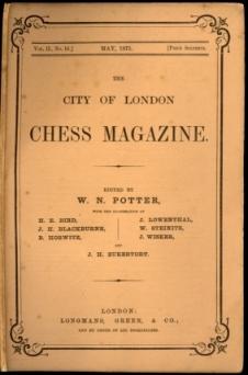 The City of London Chess Magazine, Volume 2, Number 16