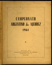 Load image into Gallery viewer, Torneo Campeonato de Ajedrez 1961
