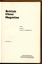 Load image into Gallery viewer, The British Chess Magazine Volume 95
