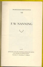 Load image into Gallery viewer, F W Nanning: Probleemcomponisten VIII

