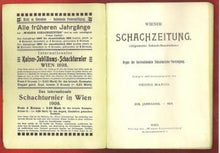 Load image into Gallery viewer, Wiener Schach-Zeitung. Organ fur das gesamte Schachleben, Volume XVII
