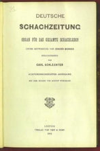 Load image into Gallery viewer, Deutsche Schachzeitung, Volume 68
