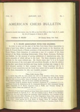 Load image into Gallery viewer, American Chess Bulletin Volume 15
