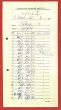 Load image into Gallery viewer, Moscow International ChessTournament 1961 (Score Sheet)
