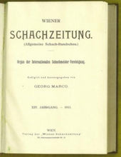 Load image into Gallery viewer, Wiener Schach-Zeitung. Organ fur das gesamte Schachleben Volume XIV (14)
