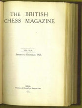Load image into Gallery viewer, The British Chess Magazine Volume XLV (45)
