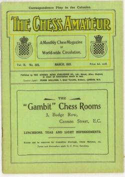 The Chess Amateur Volume IX (9)