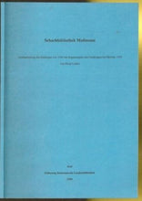 Load image into Gallery viewer, Lüders, Horst (1927-2003)  Schachbibliothek Maßmann. Neubearbeitung des Kataloges von 1982 mit Ergänzungen und Nachträgen bis Oktober 1994
