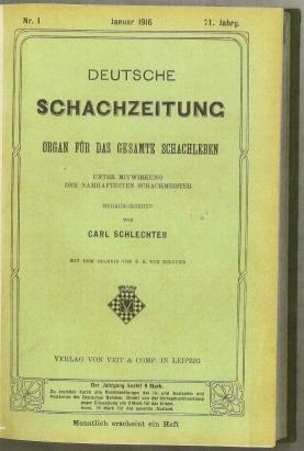 Deutsche Schachzeitung, Volume 71