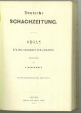 Load image into Gallery viewer, Deutsche Schachzeitung, Volume 39
