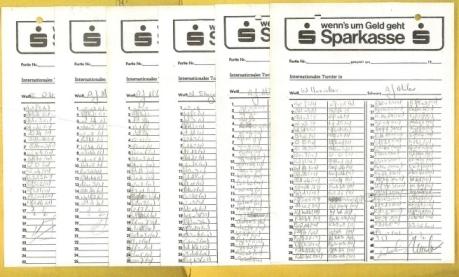 Baden-Baden 1981 Chess Tournament (Score Sheets)