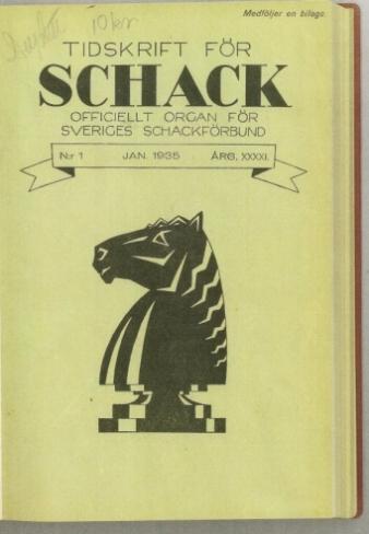 Tidskrift för Schack, Volume 41