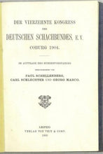 Load image into Gallery viewer, Der Vierzehnte Kongress des Deutschen Schachbundes. Coburg 1904
