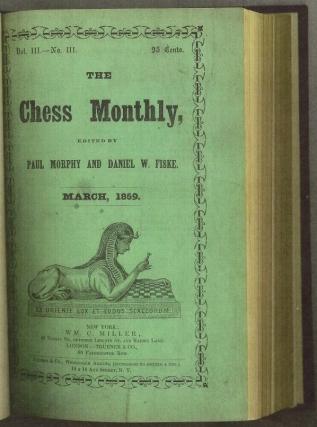 The Chess Monthly Volume III (3)