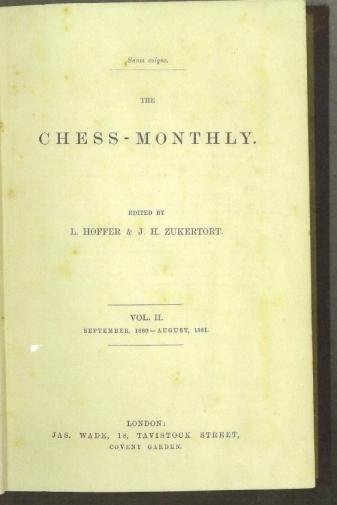 The Chess Monthly Volume II (2)