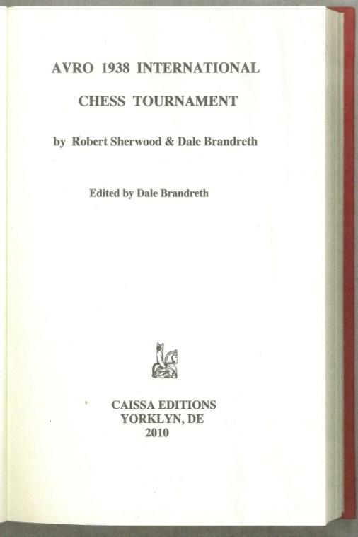 AVRO 1938 International Chess Tournament