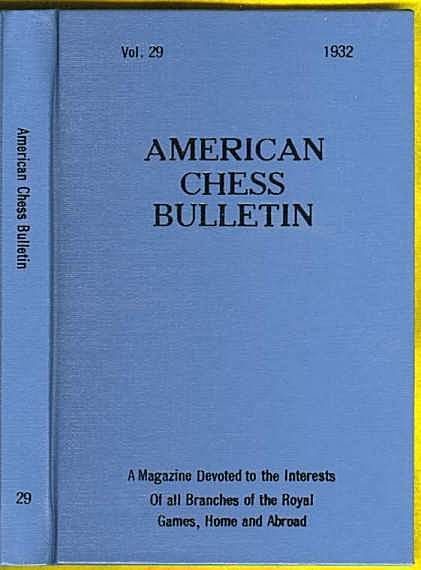 American Chess Bulletin Volume 29