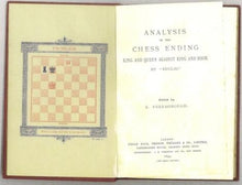 Load image into Gallery viewer, Analysis of the Chess Ending King and Queen Against King and Rook by &quot;Euclid&quot;
